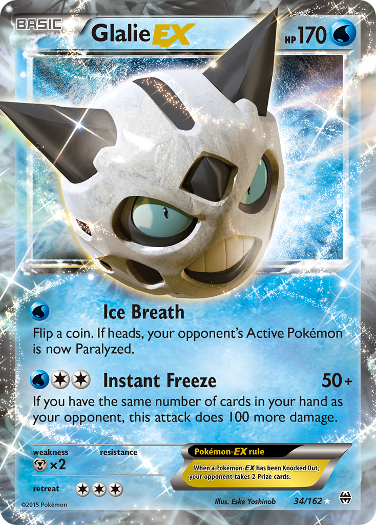 Glalie EX (34/162) [XY: BREAKthrough] | Anubis Games and Hobby