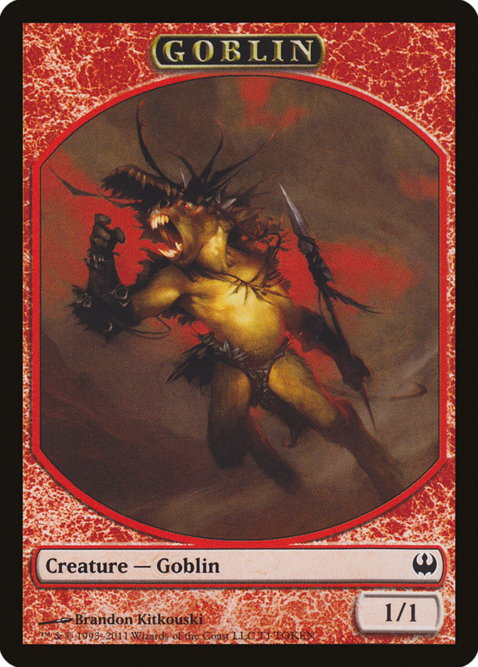 Goblin Token [Duel Decks: Knights vs. Dragons Tokens] | Anubis Games and Hobby