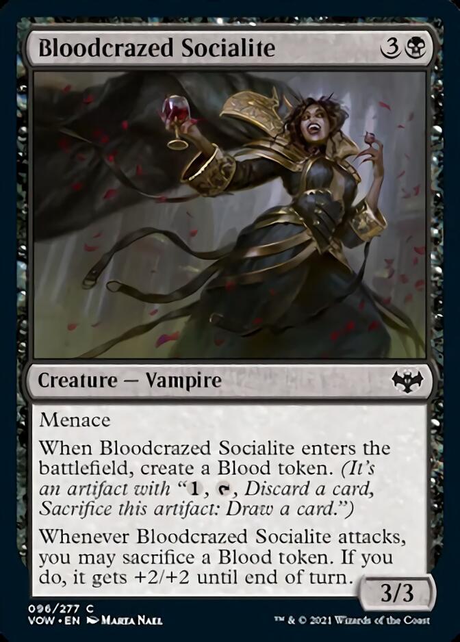 Bloodcrazed Socialite [Innistrad: Crimson Vow] | Anubis Games and Hobby