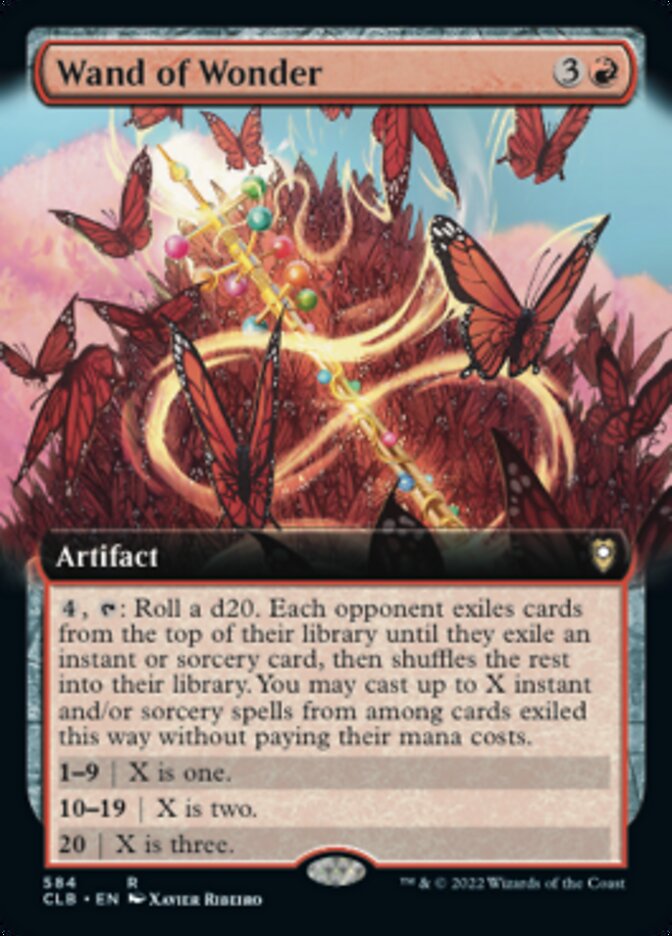 Wand of Wonder (Extended Art) [Commander Legends: Battle for Baldur's Gate] | Anubis Games and Hobby