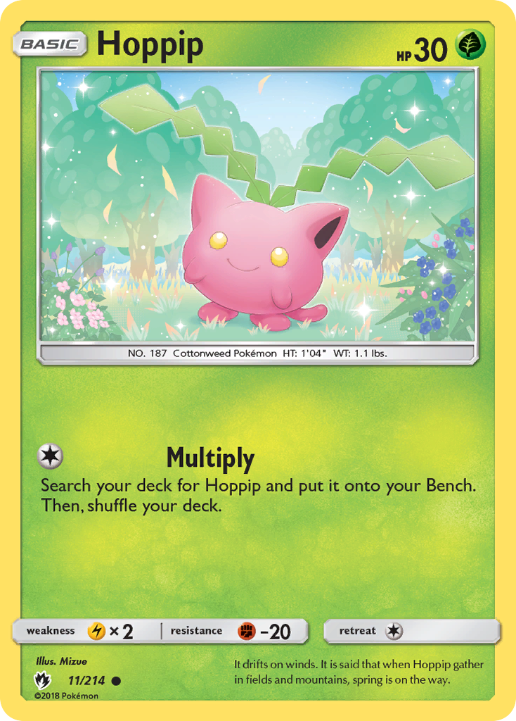 Hoppip (11/214) [Sun & Moon: Lost Thunder] | Anubis Games and Hobby