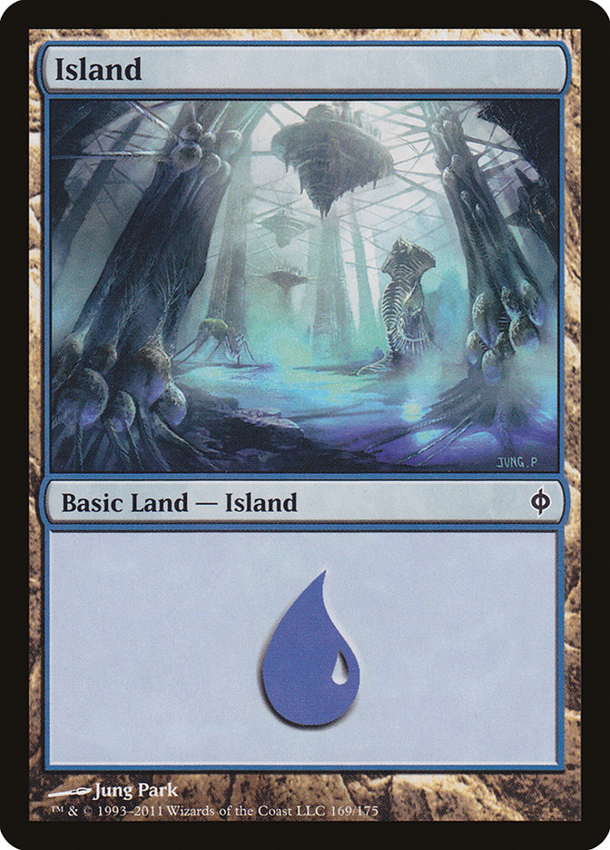 Island (169) [New Phyrexia] | Anubis Games and Hobby