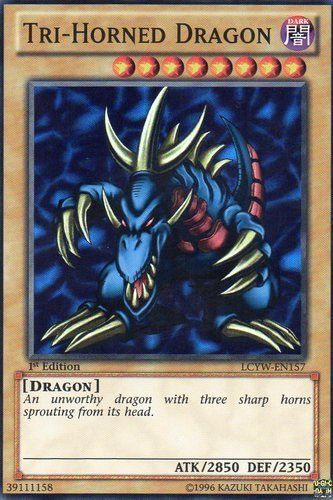 Tri-Horned Dragon [LCYW-EN157] Super Rare | Anubis Games and Hobby