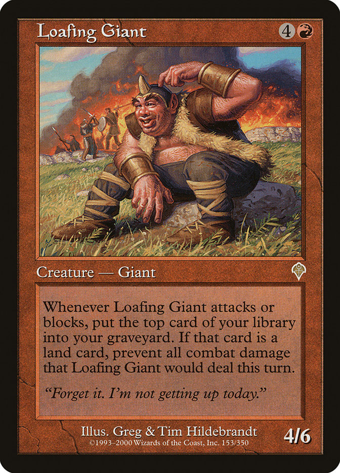 Loafing Giant [Invasion] | Anubis Games and Hobby