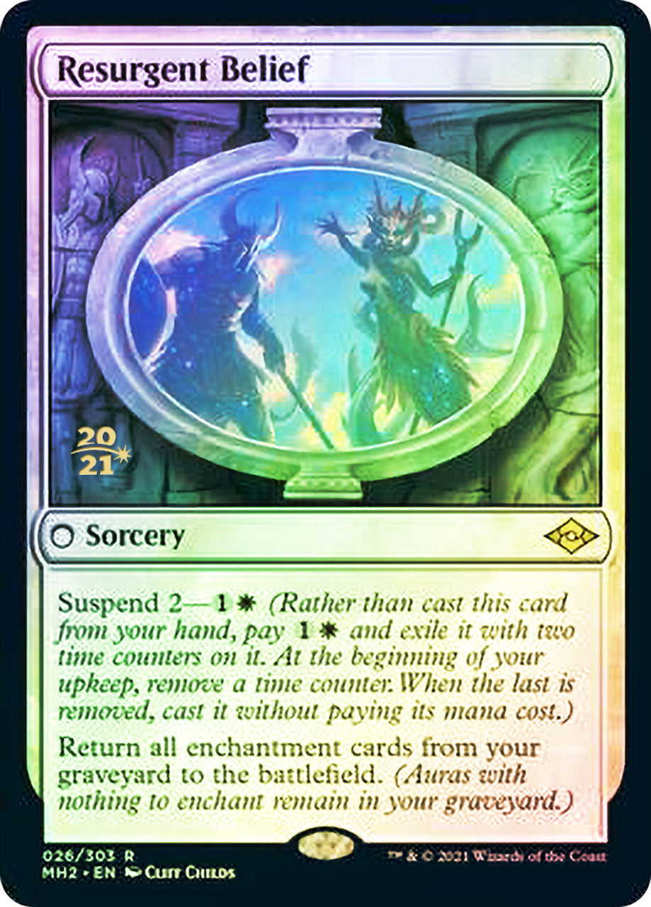 Resurgent Belief [Modern Horizons 2 Prerelease Promos] | Anubis Games and Hobby