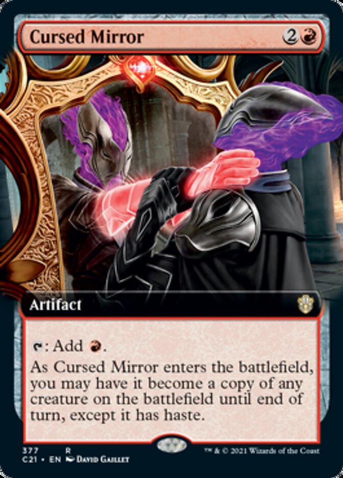 Cursed Mirror (Extended Art) [Commander 2021] | Anubis Games and Hobby