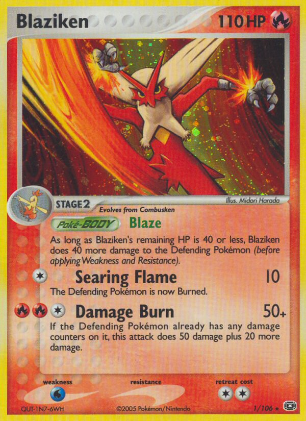 Blaziken (1/106) [EX: Emerald] | Anubis Games and Hobby