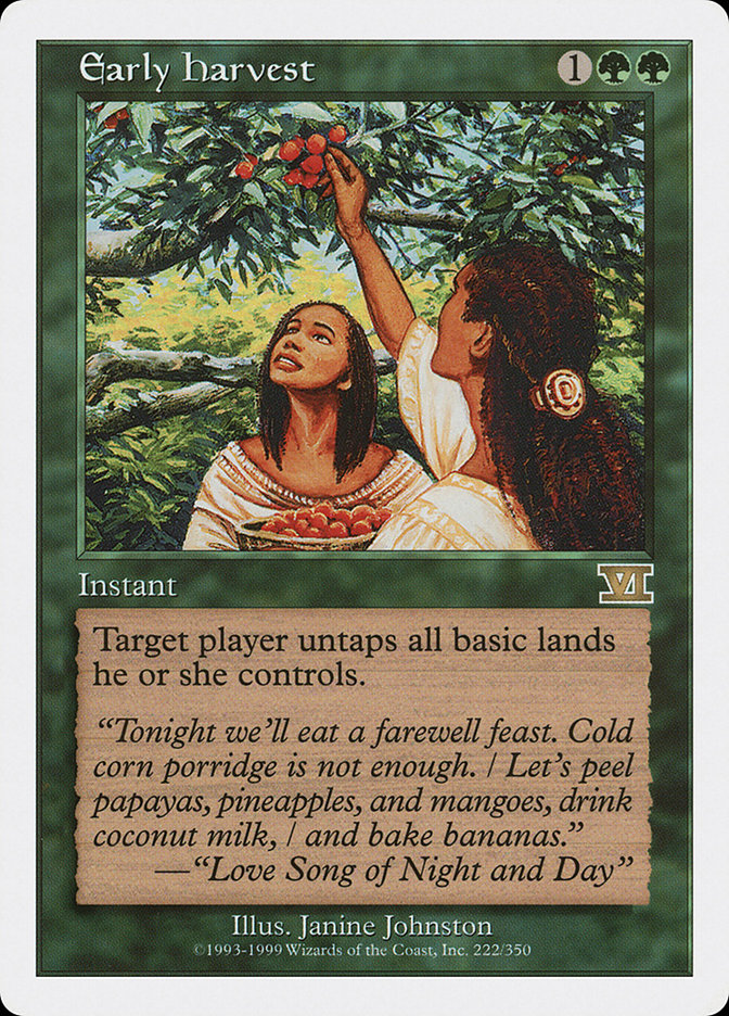 Early Harvest [Classic Sixth Edition] | Anubis Games and Hobby