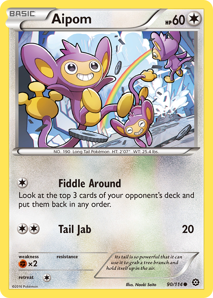 Aipom (90/114) [XY: Steam Siege] | Anubis Games and Hobby