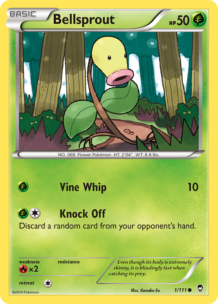 Bellsprout (1/111) [XY: Furious Fists] | Anubis Games and Hobby