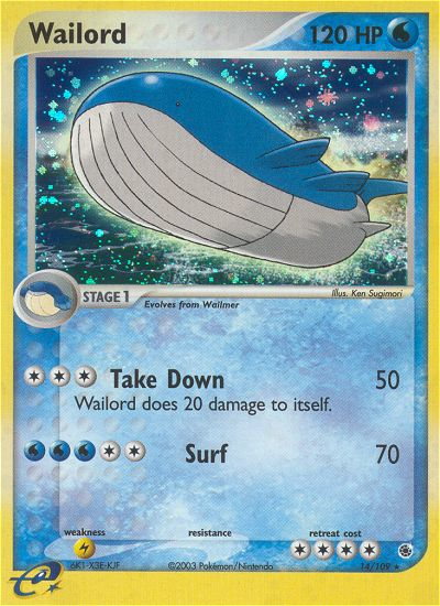 Wailord (14/109) [EX: Ruby & Sapphire] | Anubis Games and Hobby