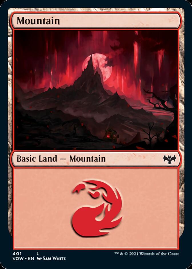 Mountain (401) [Innistrad: Crimson Vow] | Anubis Games and Hobby