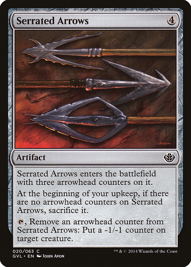 Serrated Arrows (Garruk vs. Liliana) [Duel Decks Anthology] | Anubis Games and Hobby