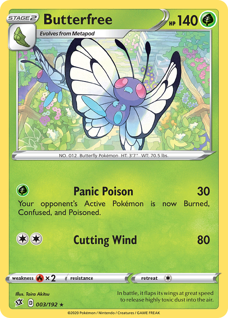 Butterfree (003/192) [Sword & Shield: Rebel Clash] | Anubis Games and Hobby
