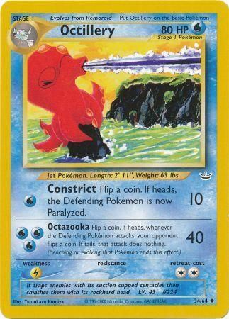 Octillery (34/64) [Neo Revelation Unlimited] | Anubis Games and Hobby