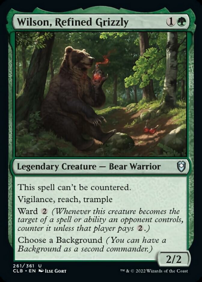 Wilson, Refined Grizzly [Commander Legends: Battle for Baldur's Gate] | Anubis Games and Hobby
