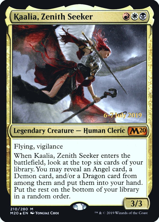 Kaalia, Zenith Seeker [Core Set 2020 Prerelease Promos] | Anubis Games and Hobby