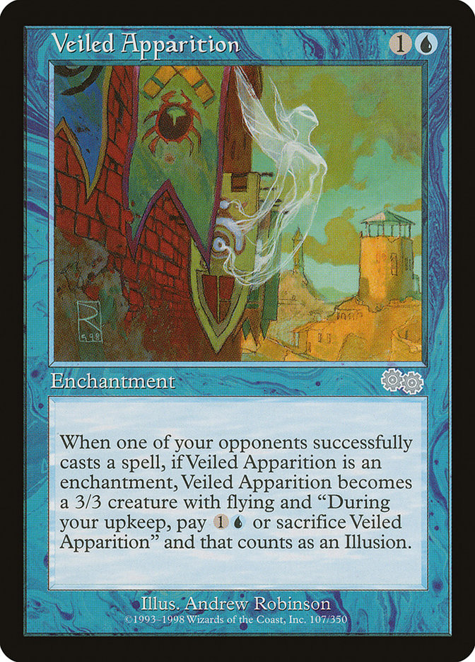 Veiled Apparition [Urza's Saga] | Anubis Games and Hobby