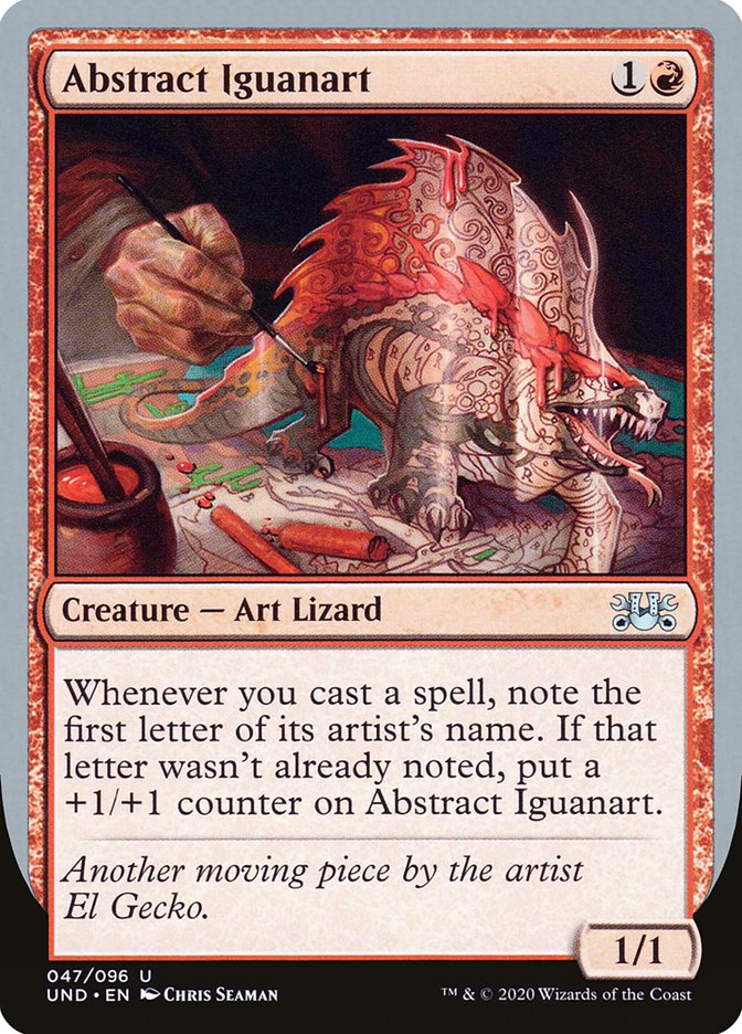 Abstract Iguanart [Unsanctioned] | Anubis Games and Hobby