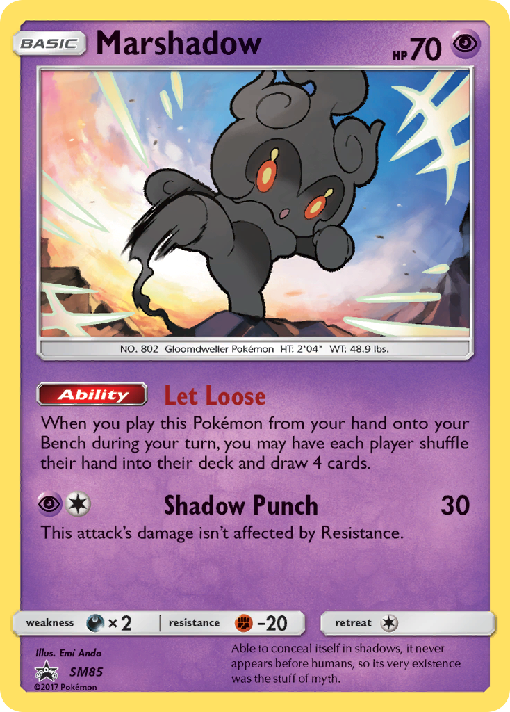 Marshadow (SM85) [Sun & Moon: Black Star Promos] | Anubis Games and Hobby