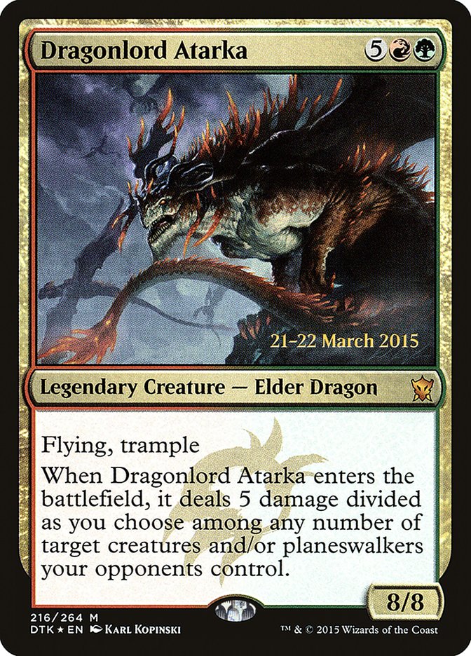 Dragonlord Atarka [Dragons of Tarkir Prerelease Promos] | Anubis Games and Hobby