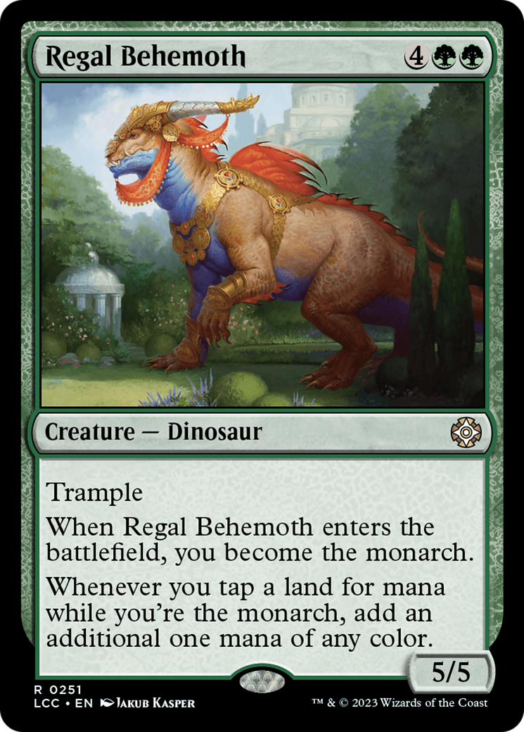 Regal Behemoth [The Lost Caverns of Ixalan Commander] | Anubis Games and Hobby