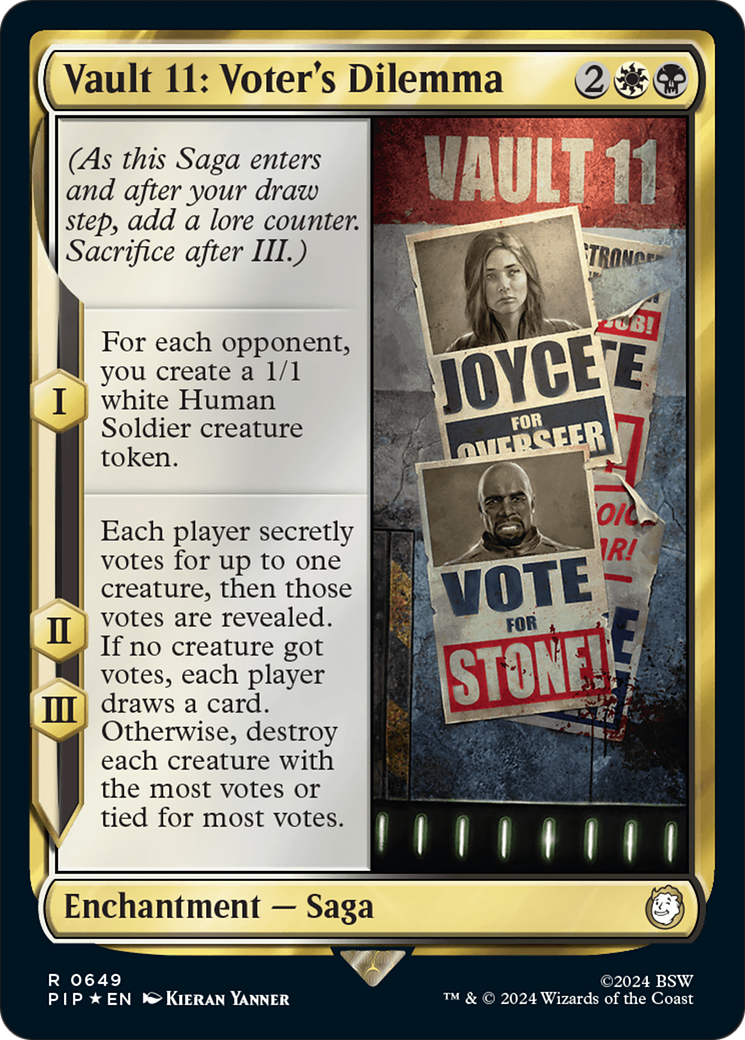 Vault 11: Voter's Dilemna (Surge Foil) [Fallout] | Anubis Games and Hobby