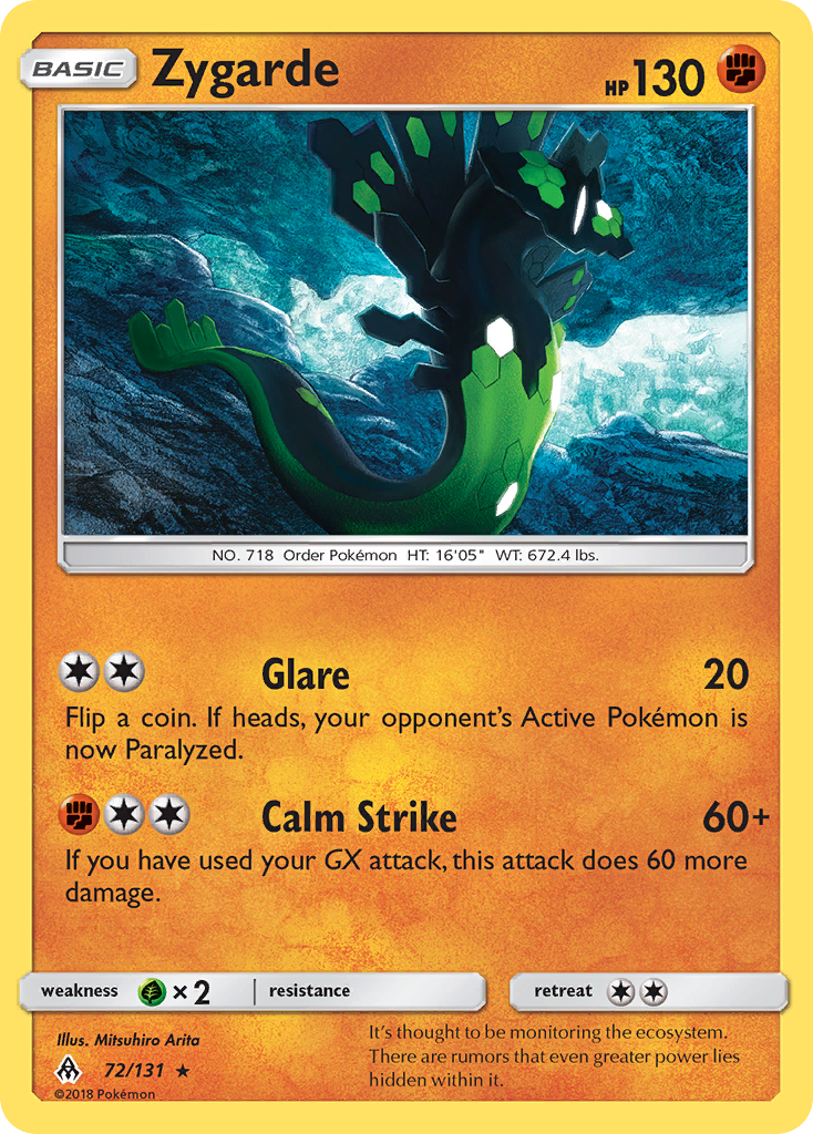 Zygarde (72/131) [Sun & Moon: Forbidden Light] | Anubis Games and Hobby