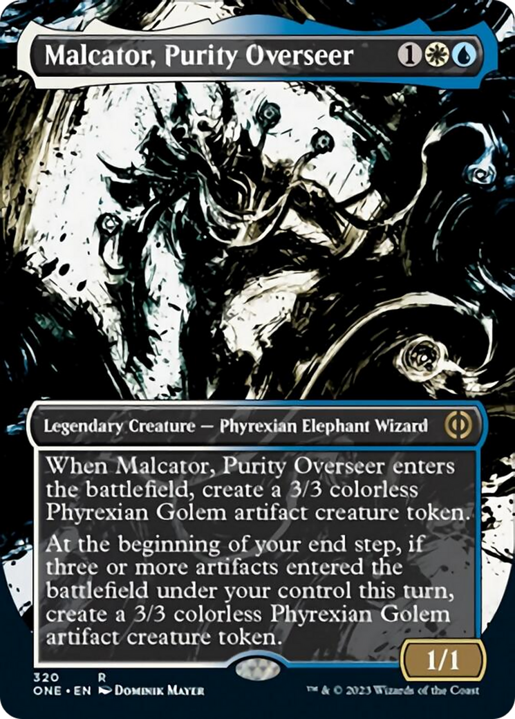 Malcator, Purity Overseer (Borderless Ichor) [Phyrexia: All Will Be One] | Anubis Games and Hobby