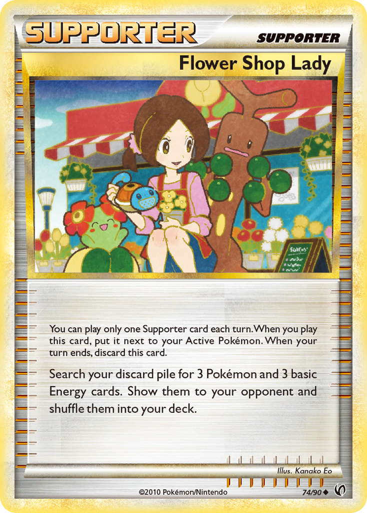 Flower Shop Lady (74/90) [HeartGold & SoulSilver: Undaunted] | Anubis Games and Hobby