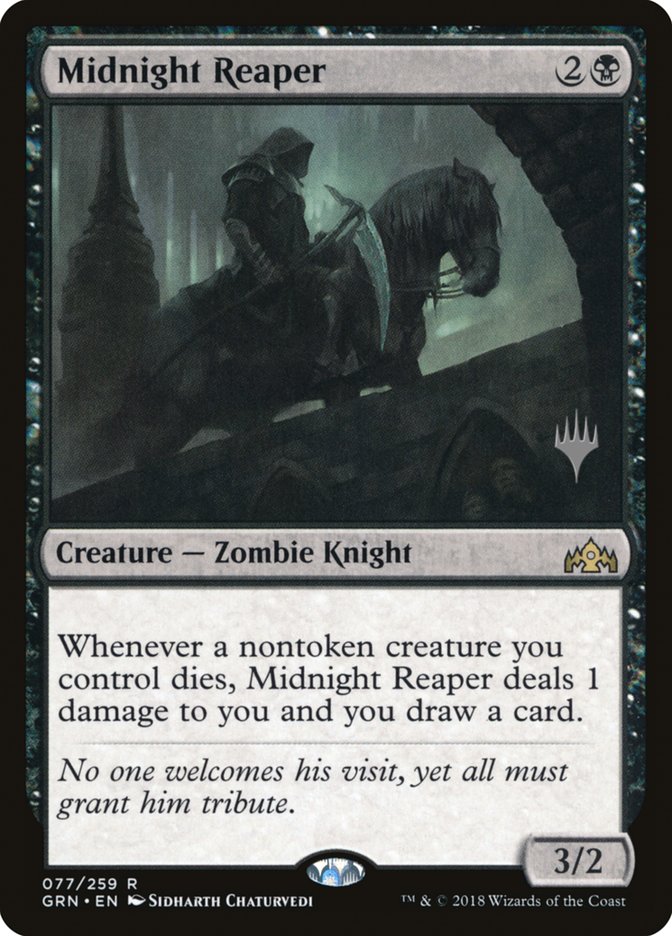 Midnight Reaper (Promo Pack) [Guilds of Ravnica Promos] | Anubis Games and Hobby