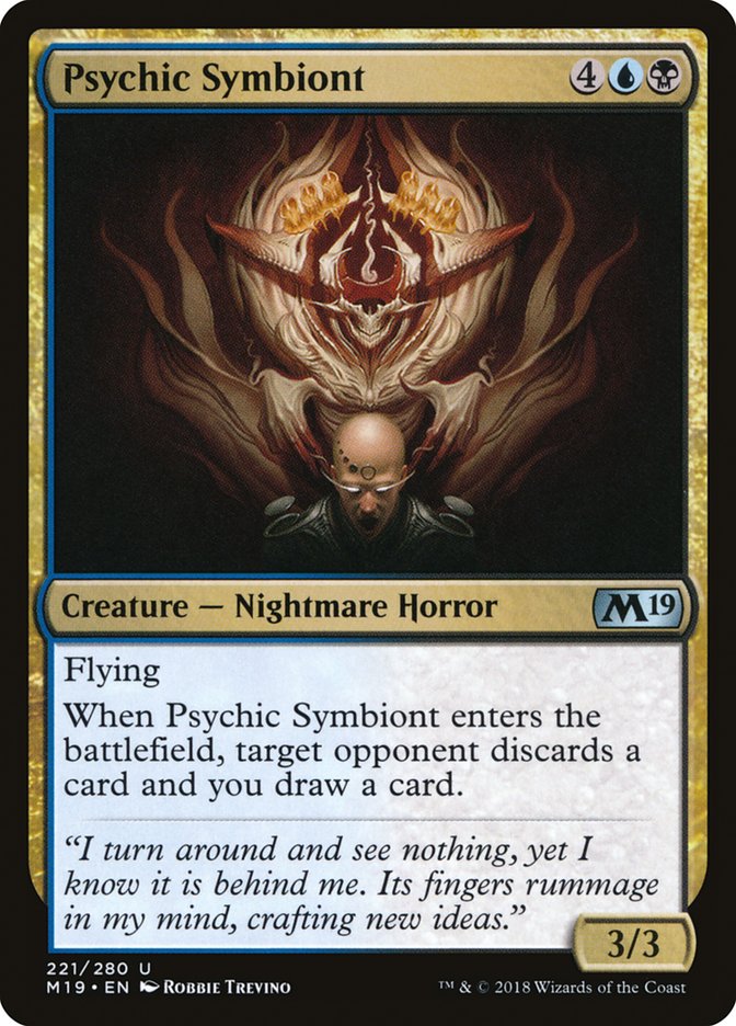 Psychic Symbiont [Core Set 2019] | Anubis Games and Hobby