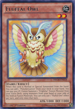 Fluffal Owl [NECH-EN018] Rare | Anubis Games and Hobby