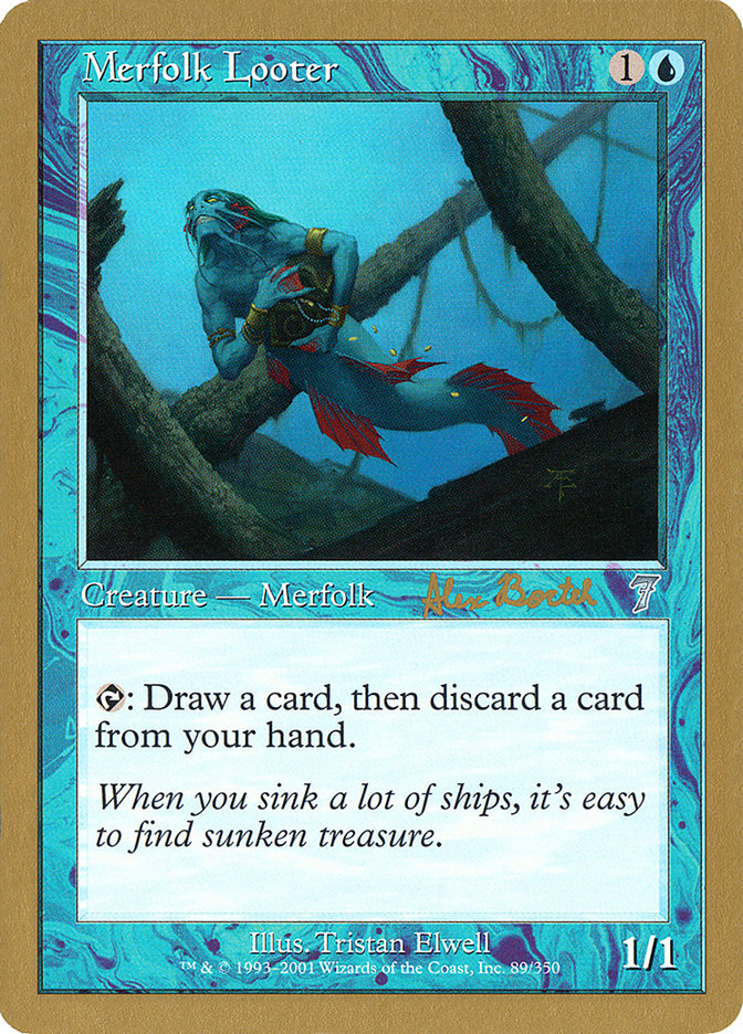 Merfolk Looter (Alex Borteh) [World Championship Decks 2001] | Anubis Games and Hobby