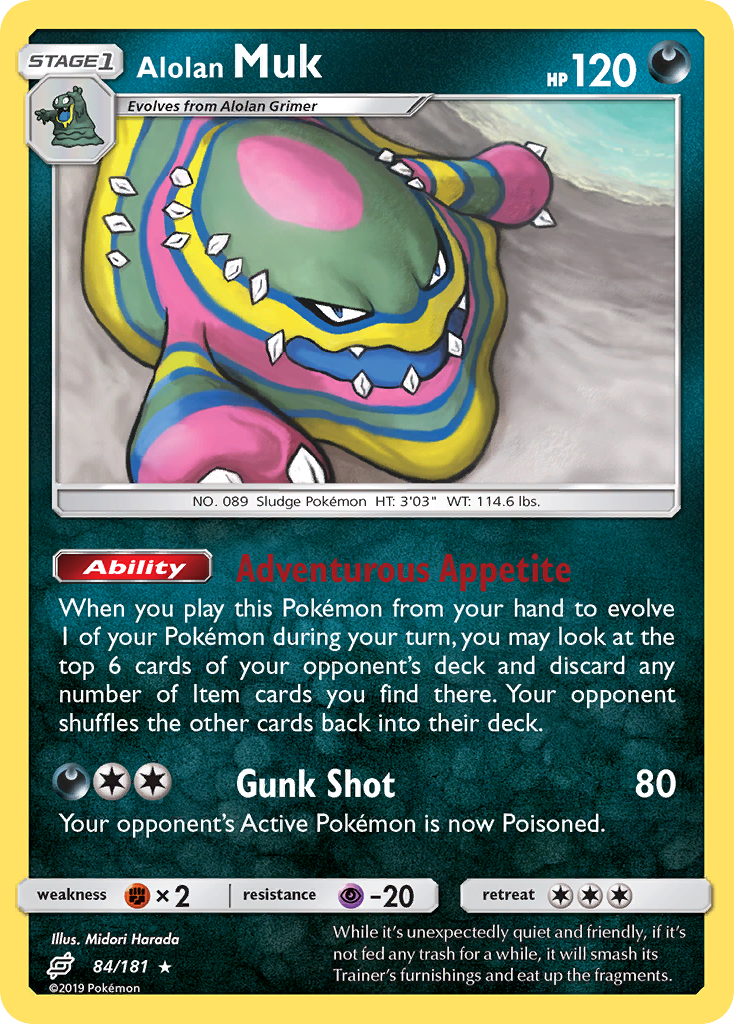 Alolan Muk (84/181) [Sun & Moon: Team Up] | Anubis Games and Hobby