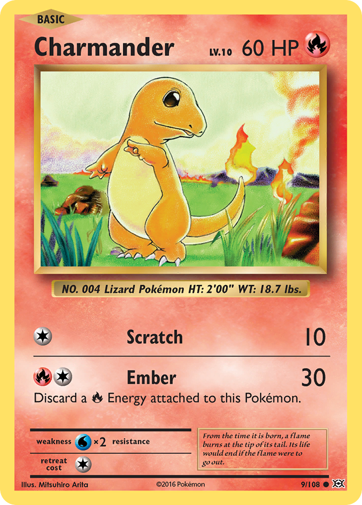 Charmander (9/108) [XY: Evolutions] | Anubis Games and Hobby