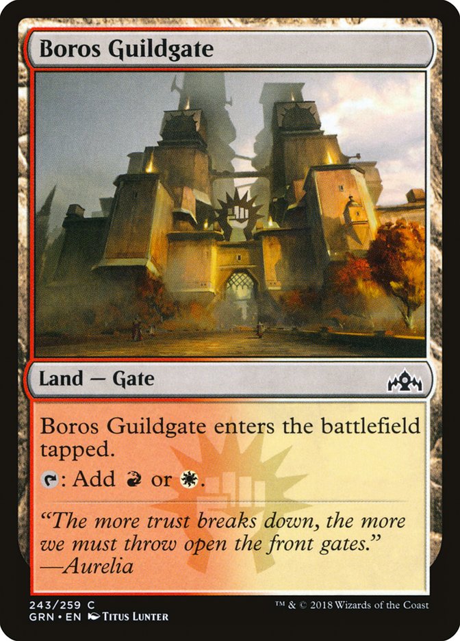 Boros Guildgate (243/259) [Guilds of Ravnica] | Anubis Games and Hobby