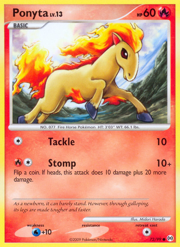 Ponyta (72/99) [Platinum: Arceus] | Anubis Games and Hobby