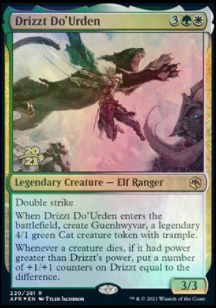 Drizzt Do'Urden [Dungeons & Dragons: Adventures in the Forgotten Realms Prerelease Promos] | Anubis Games and Hobby