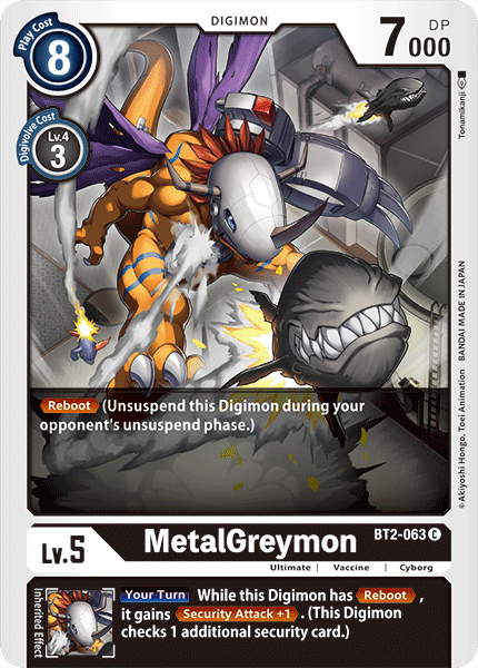 MetalGreymon [BT2-063] [Release Special Booster Ver.1.0] | Anubis Games and Hobby