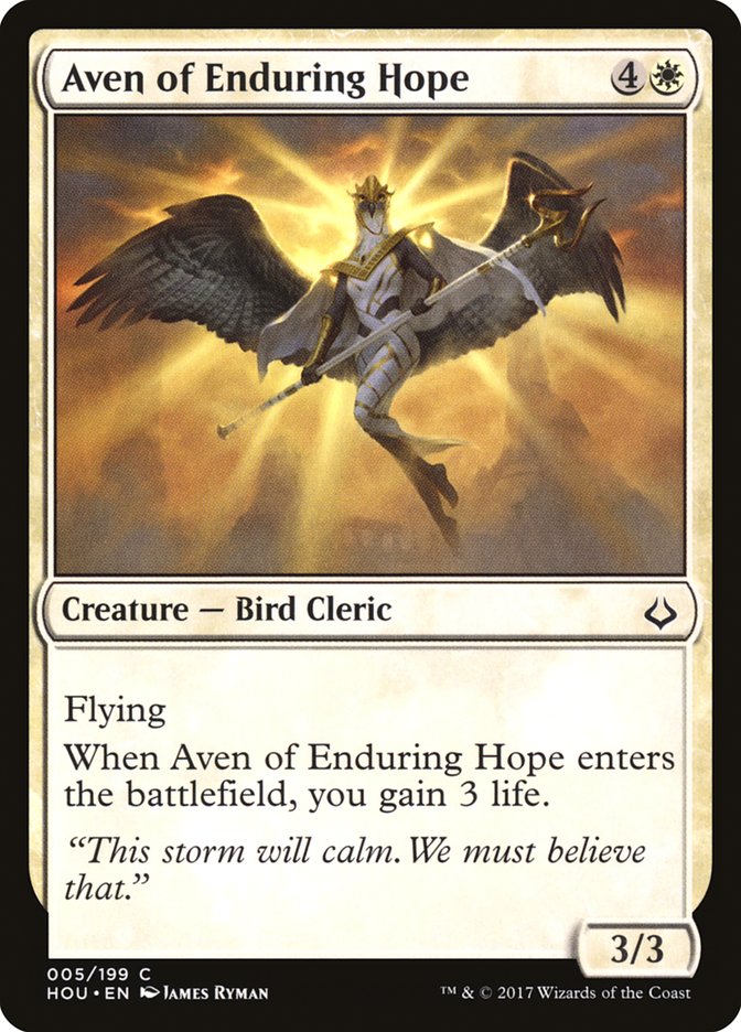 Aven of Enduring Hope [Hour of Devastation] | Anubis Games and Hobby