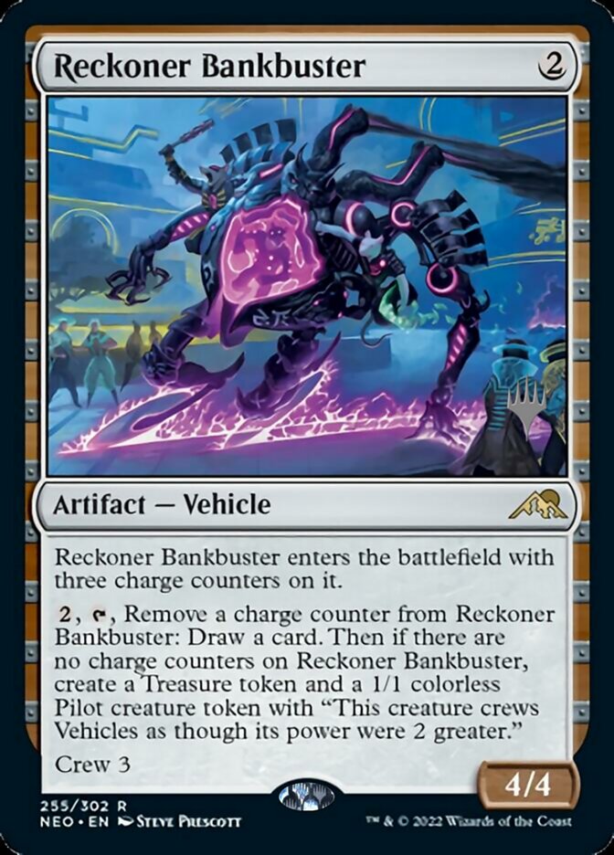 Reckoner Bankbuster (Promo Pack) [Kamigawa: Neon Dynasty Promos] | Anubis Games and Hobby