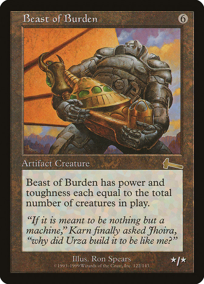 Beast of Burden [Urza's Legacy] | Anubis Games and Hobby