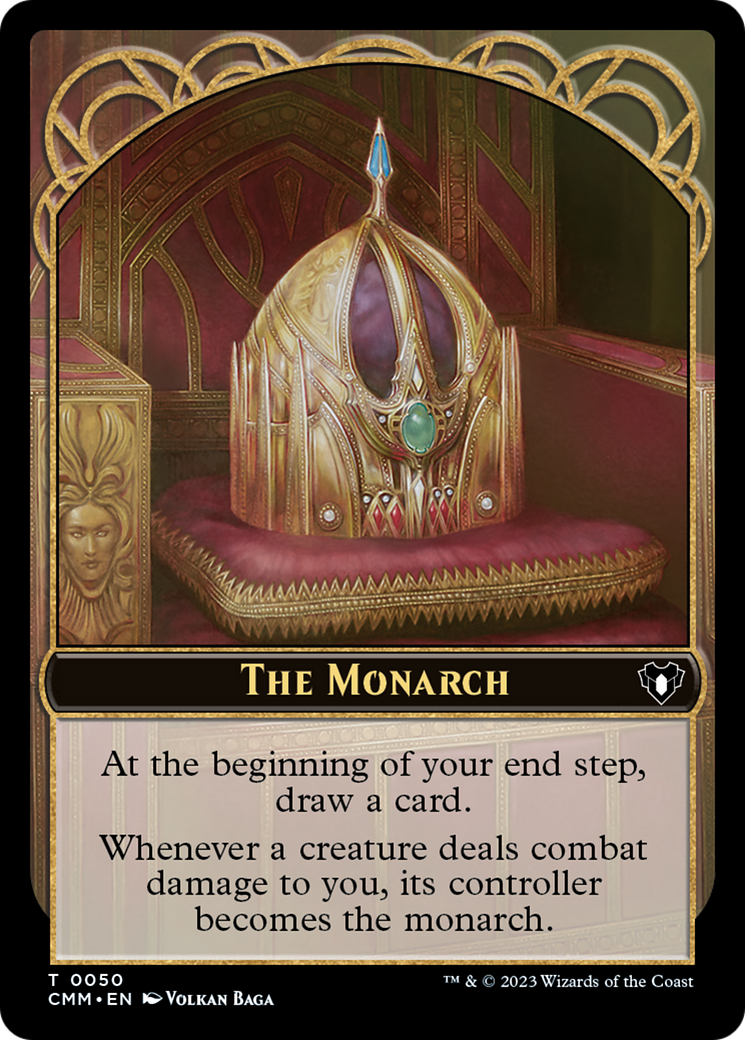 Copy (54) // The Monarch Double-Sided Token [Commander Masters Tokens] | Anubis Games and Hobby