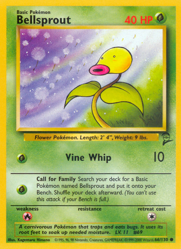 Bellsprout (66/130) [Base Set 2] | Anubis Games and Hobby