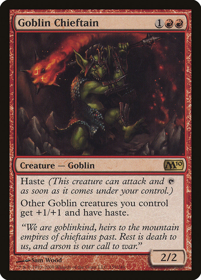 Goblin Chieftain [Magic 2010] | Anubis Games and Hobby