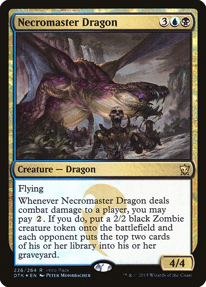 Necromaster Dragon (Intro Pack) [Dragons of Tarkir Promos] | Anubis Games and Hobby