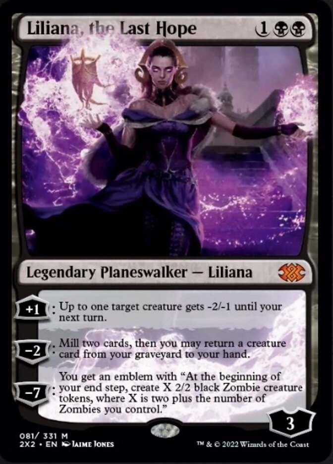 Liliana, the Last Hope [Double Masters 2022] | Anubis Games and Hobby