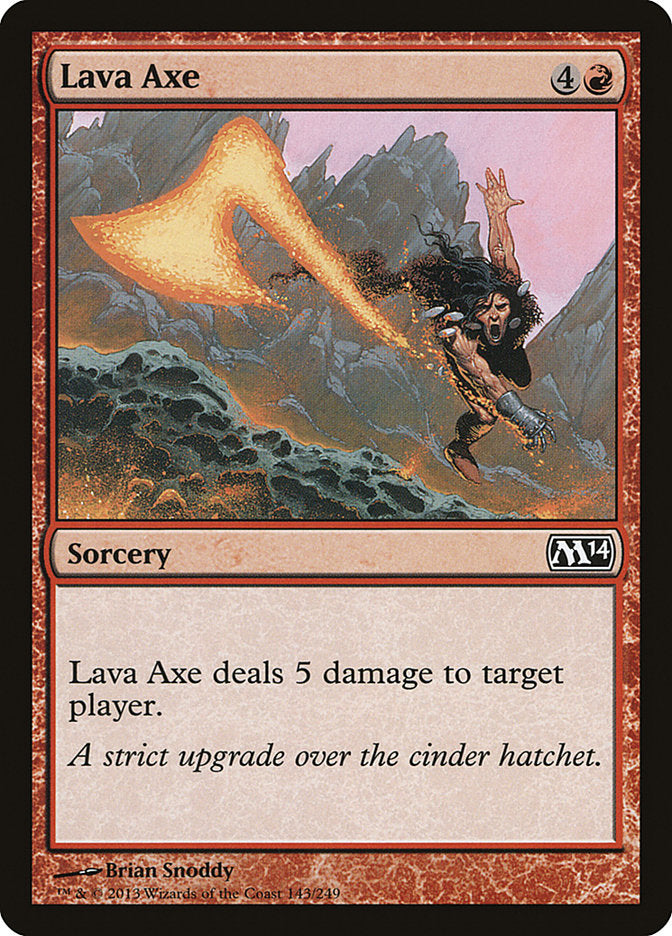 Lava Axe [Magic 2014] | Anubis Games and Hobby