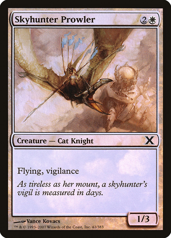 Skyhunter Prowler (Premium Foil) [Tenth Edition] | Anubis Games and Hobby
